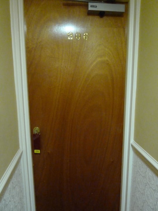Zimmertür 206 Hotel Seymour