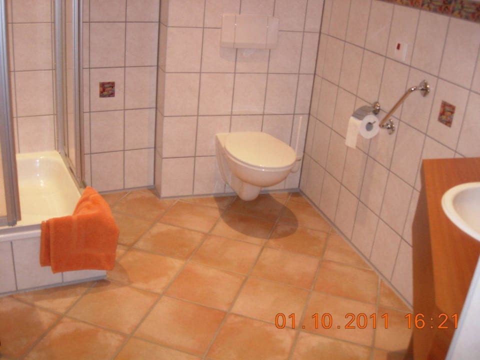 Badezimmer Hotel Central Wohnen