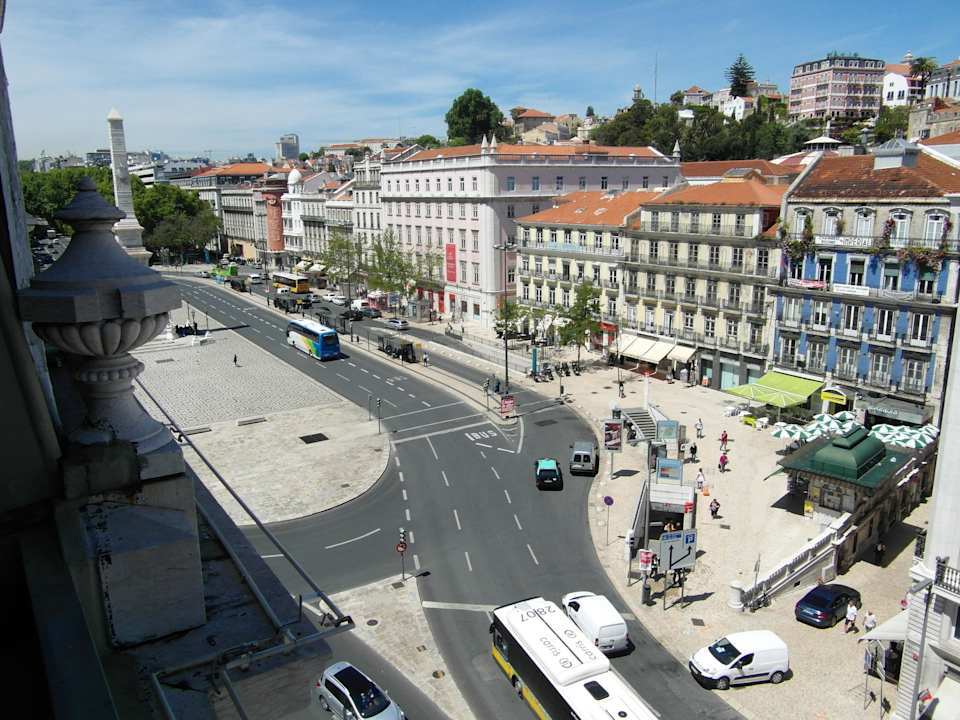 Blick aus dem Zimmer nach links Hotel Avenida Palace