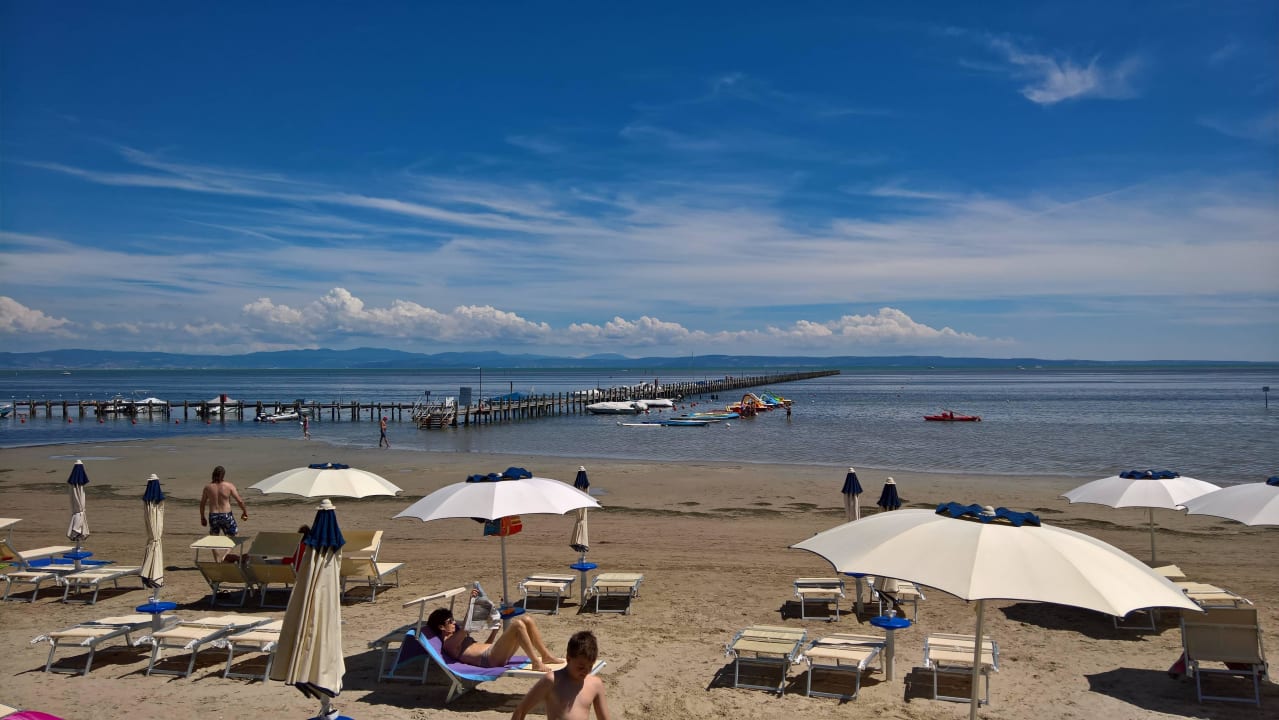 Strand des Campingplatzes Villaggio Residence Punta Spin