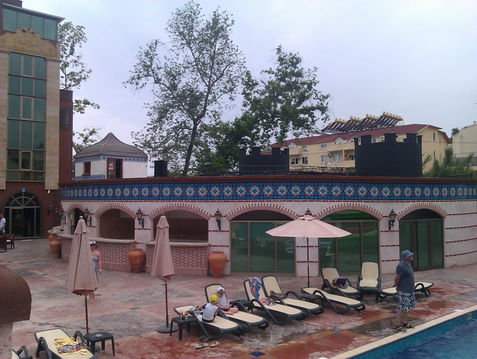 Sicht von der Poolanlage NoxInn Club