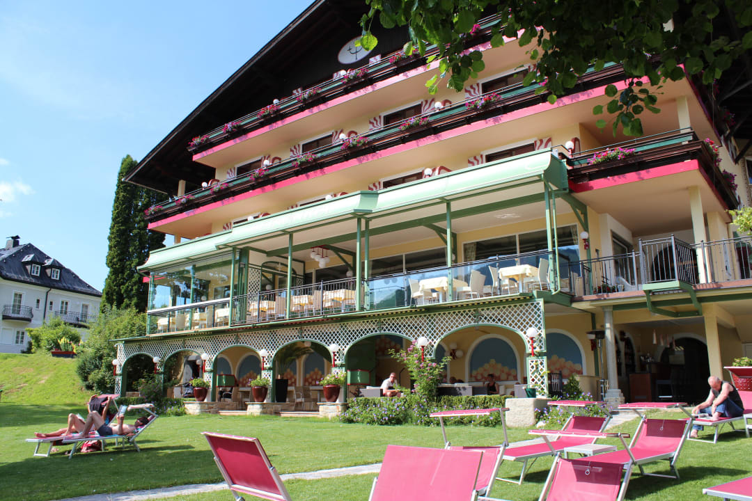 Blick von der Liegewiese Hotel Seewinkel
