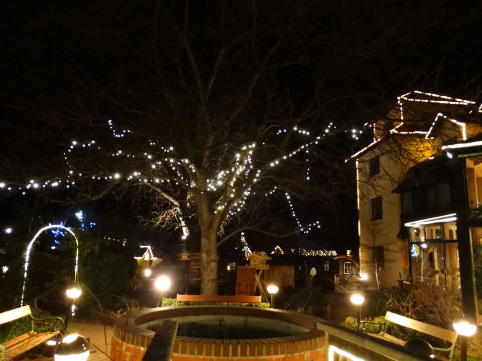 Weihnachtsbeleuchtung Naturhotel Molzbachhof