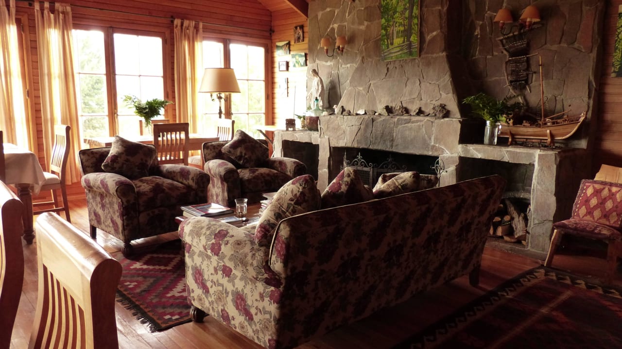 Raum zum Essen und Verweilen Hotel Mallin Colorado Ecolodge