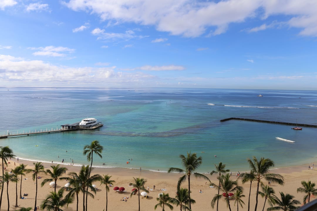 Blick von Balkon Hilton Hawaiian Village Waikiki Beach Resort