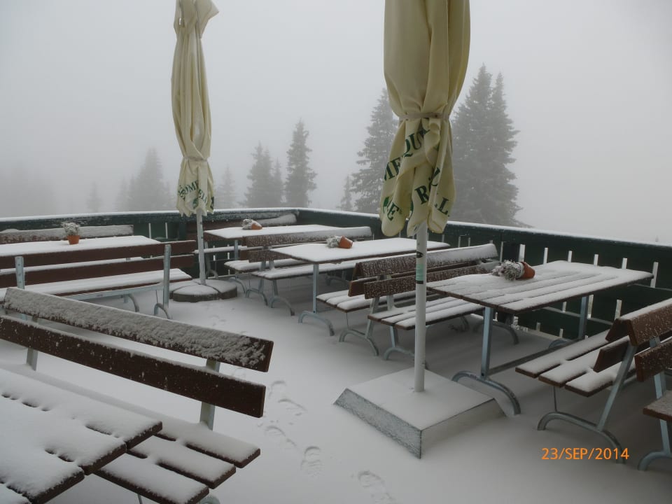 Überraschung 1 Tag mit Schnee ! Hotel Planaihof