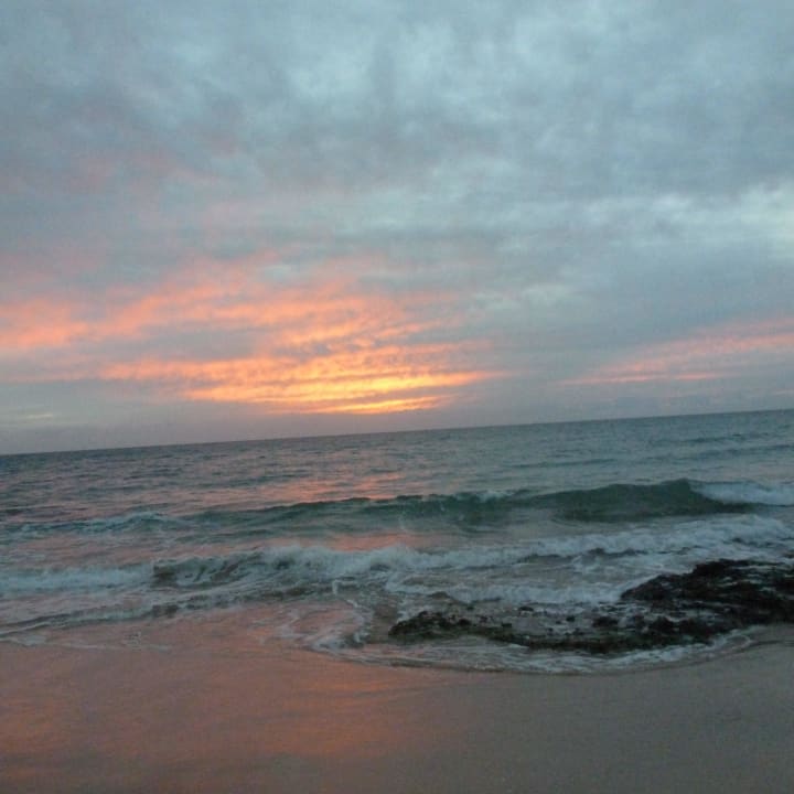 Sonnenaufgang am Hotel - Strand H10 Playa Esmeralda - Adults only