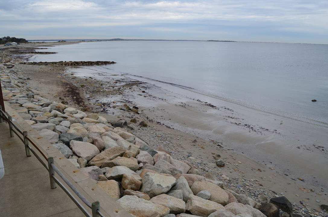 Blick vom Balkon Motel Pilgrim Sands