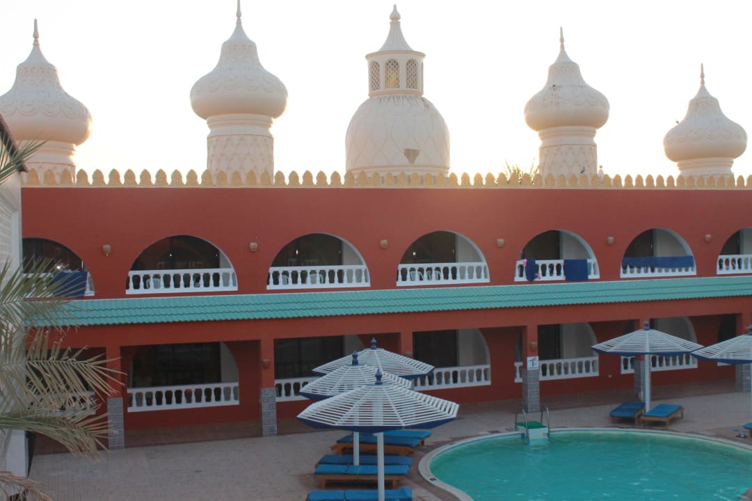Ausblick vom Zimmer Pickalbatros Alf Leila Wa Leila Resort - Neverland Hurghada