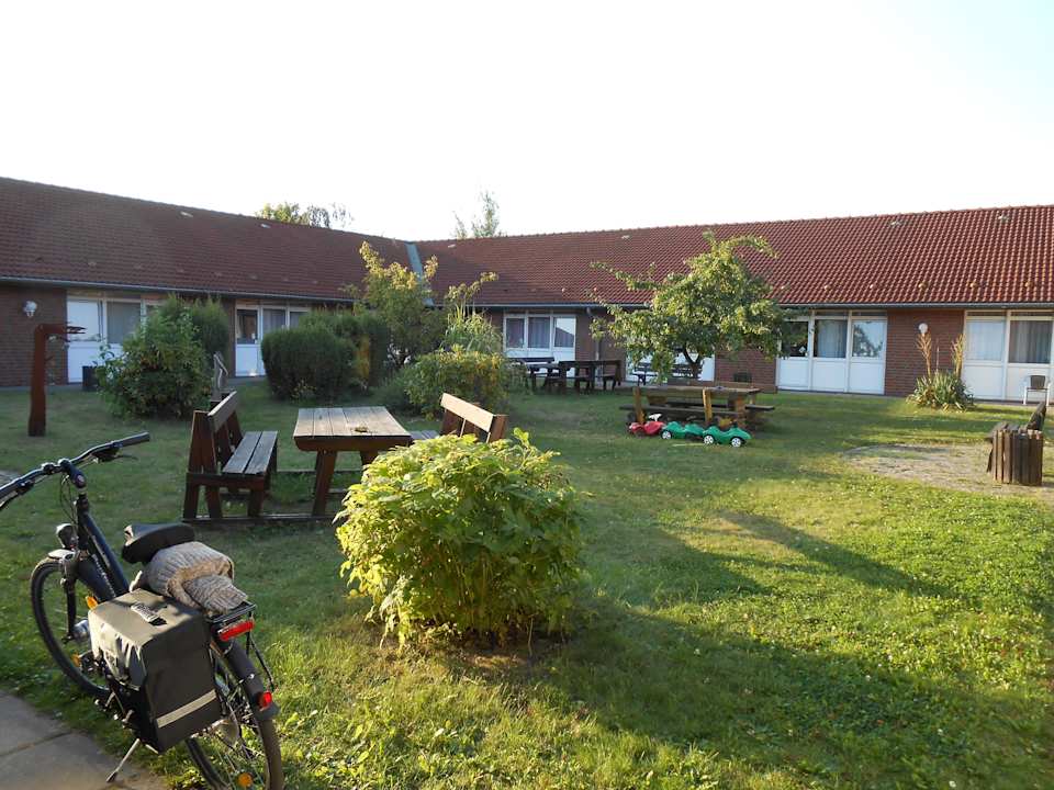 Schöner Innenhof Motel Stralsund