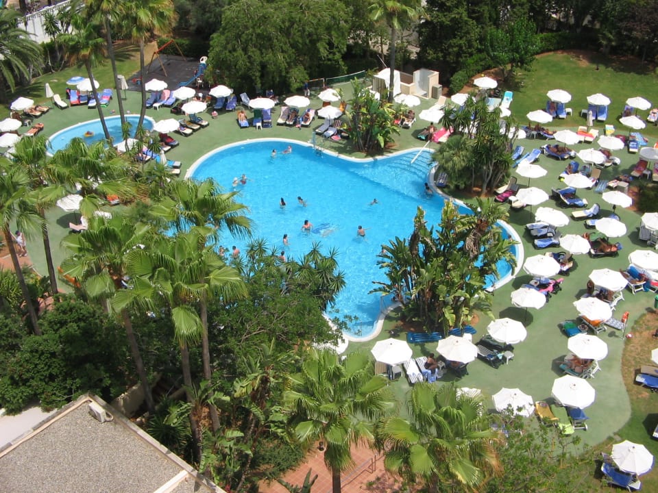 Vom 7. Stock aus gesehen Hipotels Said  Hotel