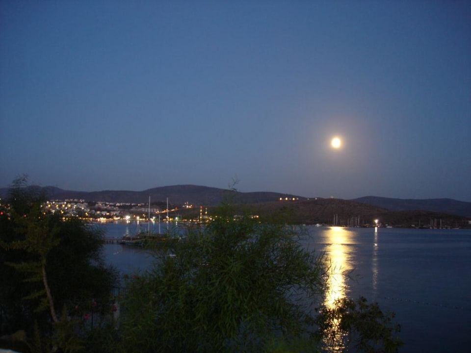 Ausblick beim Abendessen Akvaryum Hotel Gümbet
