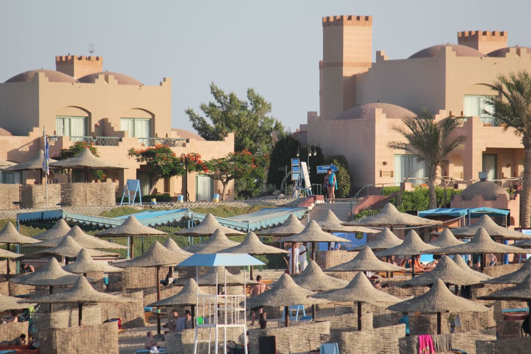 Blick auf den Strandabschnitt Sentido Akassia Beach