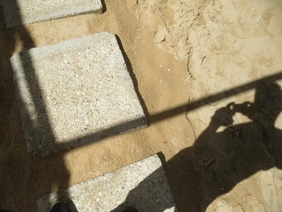 Spalt der Gewegplatten mit Absatz Seher Kumköy Star Resort & Spa