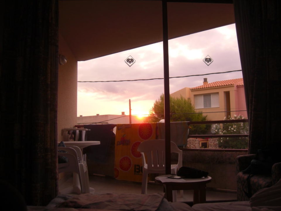 Blick vom Bett aus Protur Turo Pins Hotel