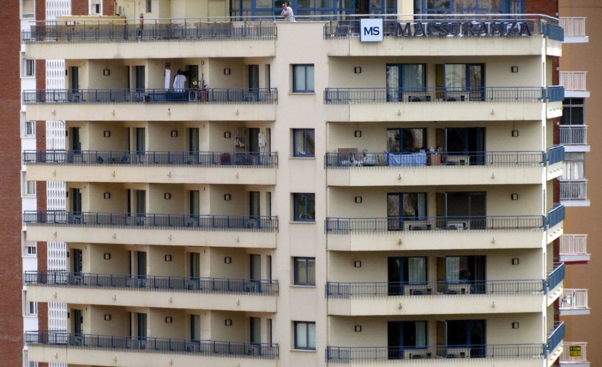 Upper balconies Hotel MS Maestranza