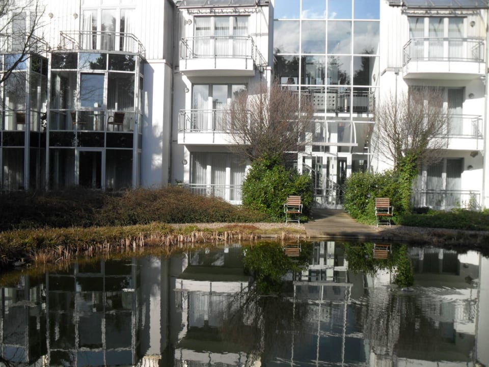 Gartenseite/Rückseite,Zi.tw.m.Wintergarten od.Balk Landhotel Lewitz Mühle