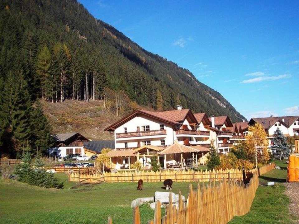 Von der Seilbahn aus Alphotel Tyrol