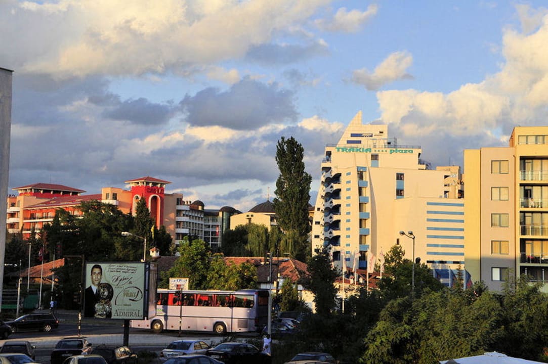 Widok z balkonu Hotel Bohemi