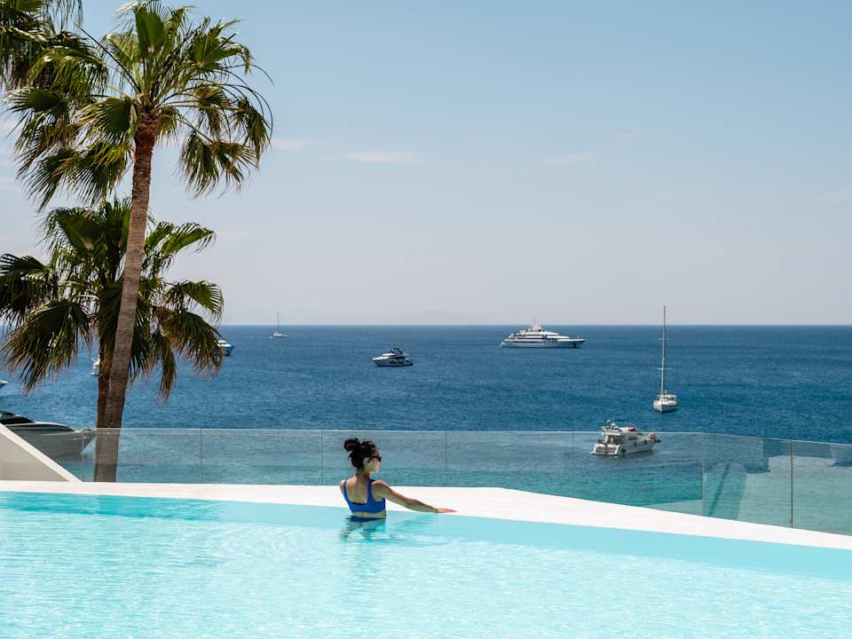 Pool Mykonos Blu A Grecotel Resort To Live