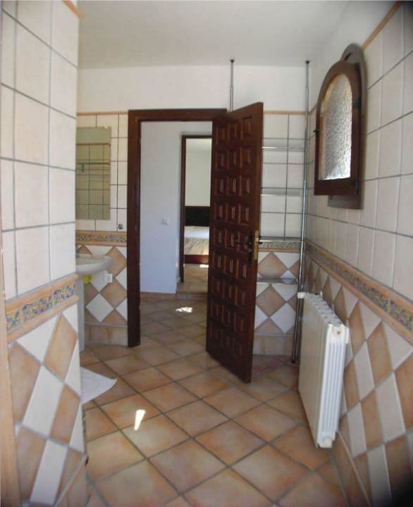 Bad mit Ausgang zur Poolterrasse El Refugio Villa Rosa