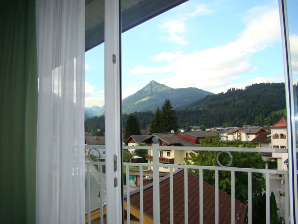 Ausblick vom Bett Hotel Brückenwirt