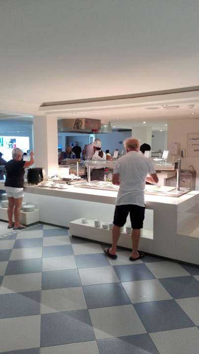 Der geschlossen Restaurantbereich Arena Beach