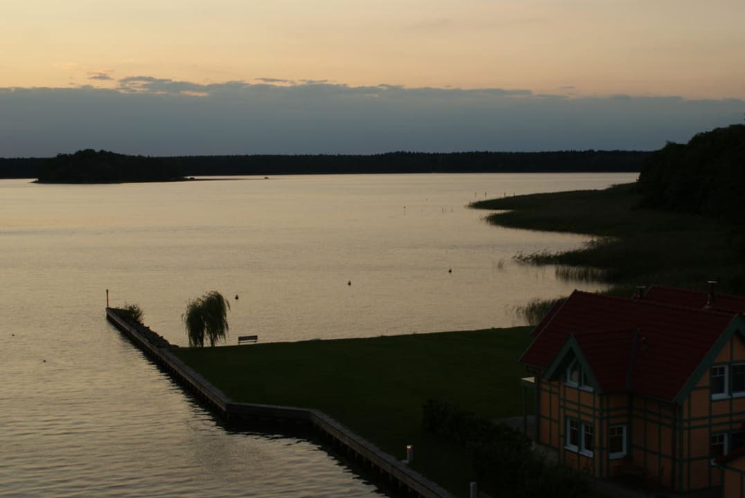 Ausblick vom Leuchtturm Precise Resort Hafendorf Rheinsberg