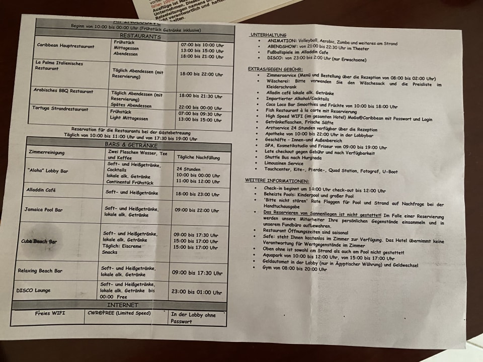 Sonstiges Sentido Caribbean World Soma Bay