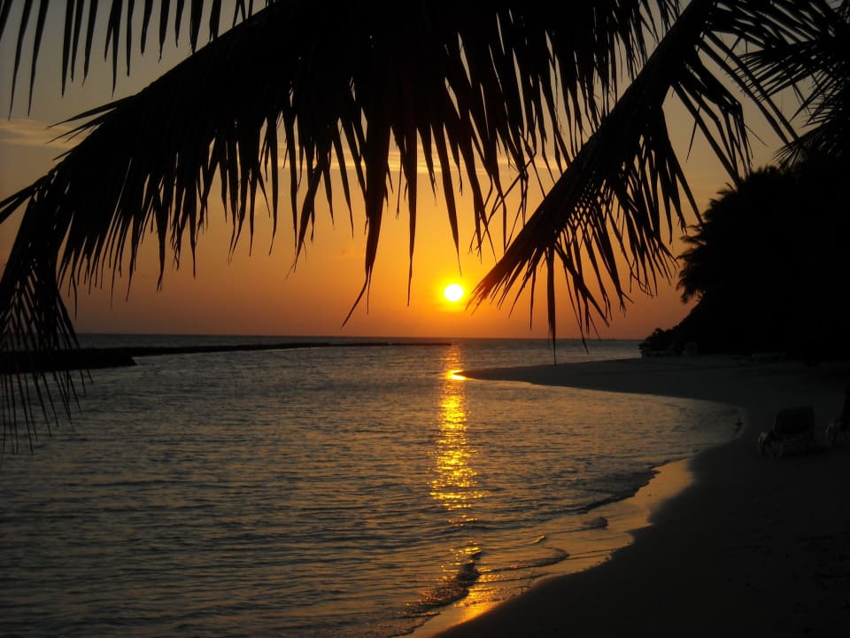 Sonnenuntergang Riffseite 05/2013 Kuramathi Maldives