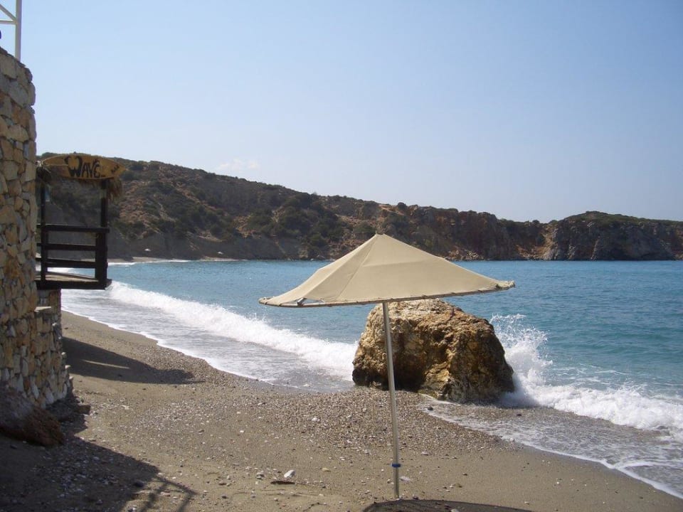 Unten am Strand Hotel Istron Bay