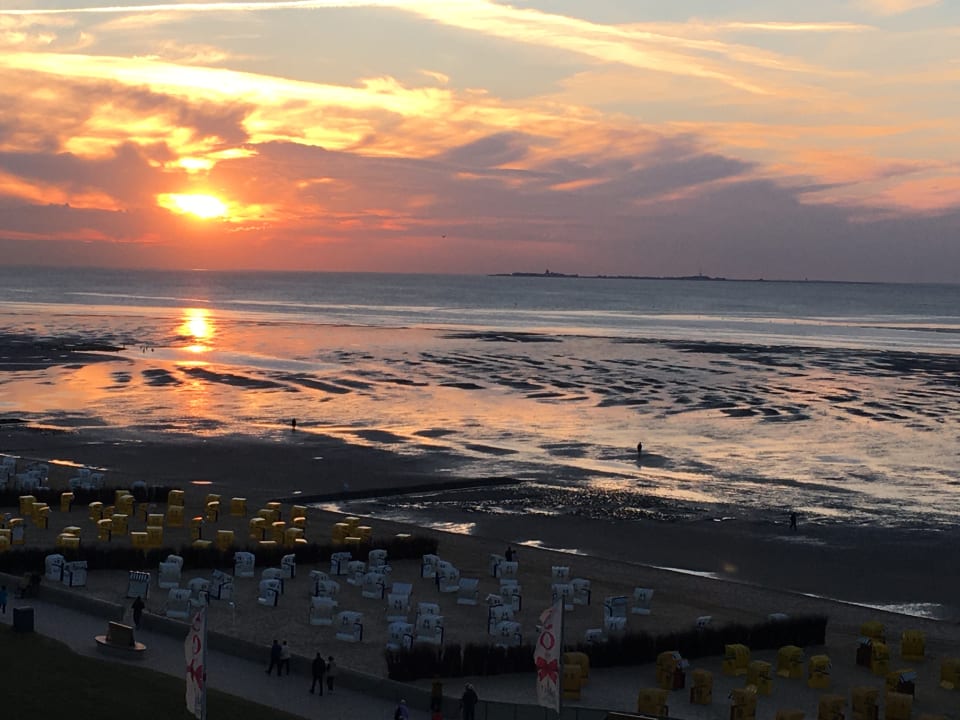 Ausblick Strandhotel Duhnen / Aparthotel Kamp