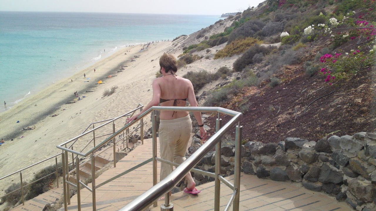 Die Treppe zum Strand SBH Club Paraiso Playa