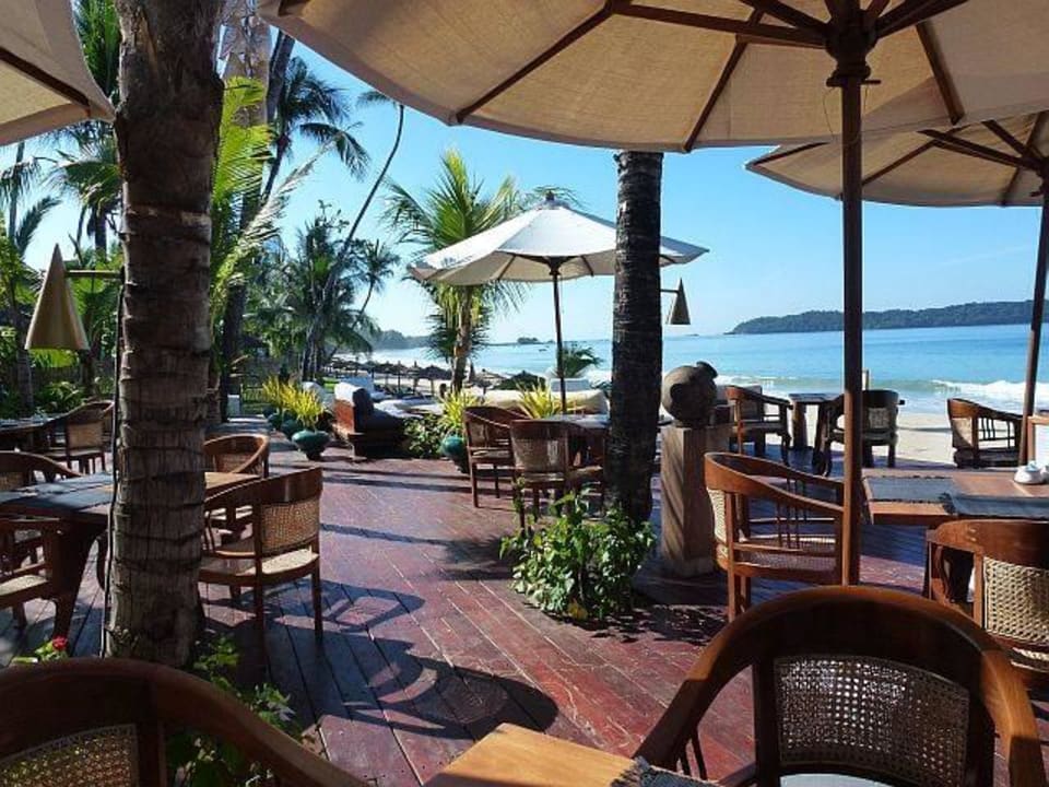 Restaurantterrasse Ngapali Bay Villas & Spa