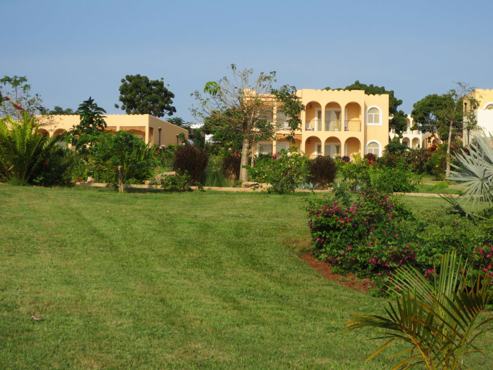 Blick auf die Zimmer Hotel Riu Palace Zanzibar