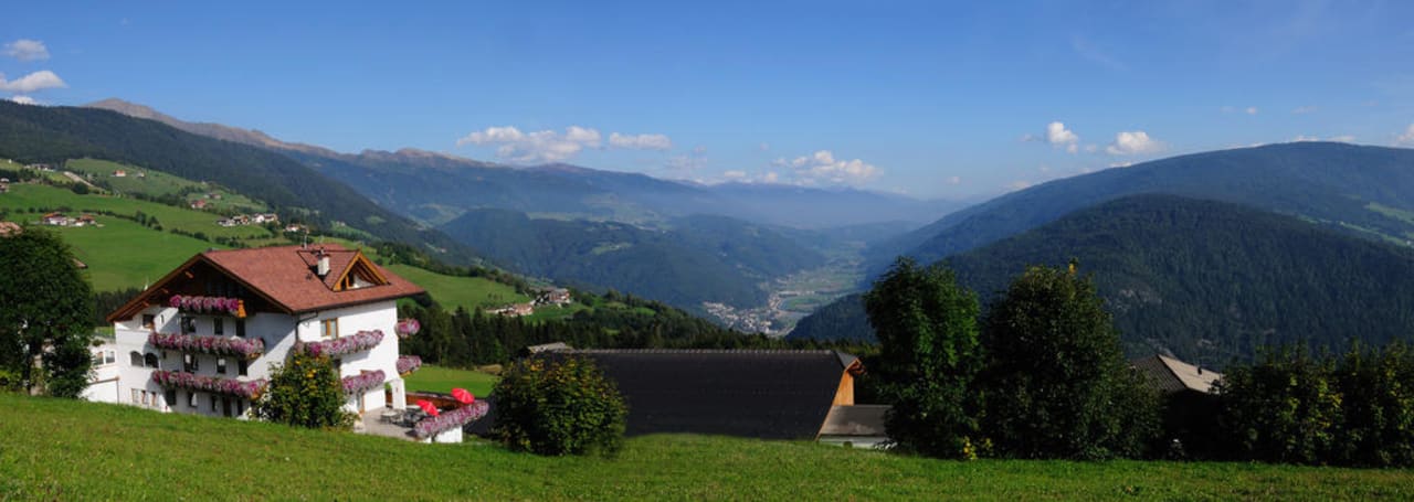Panoramaaussicht ins Pustertal Pension Sonnenhof