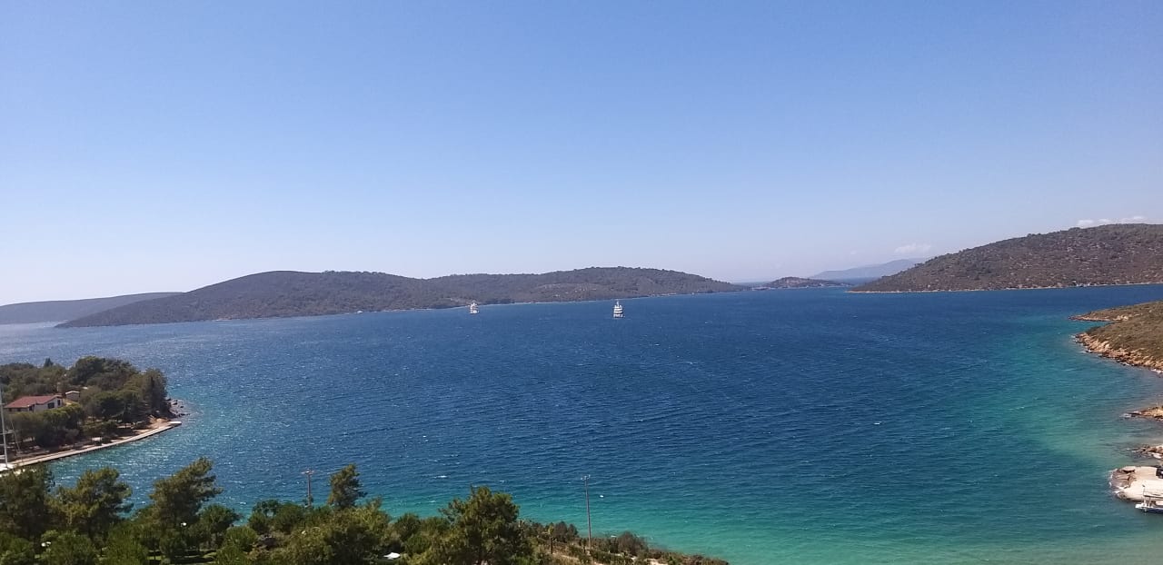 Ausblick La Blanche Island Bodrum