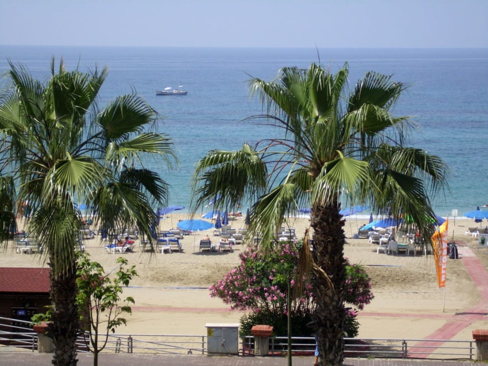 Blick vom Balkon Kleopatra Celine Hotel