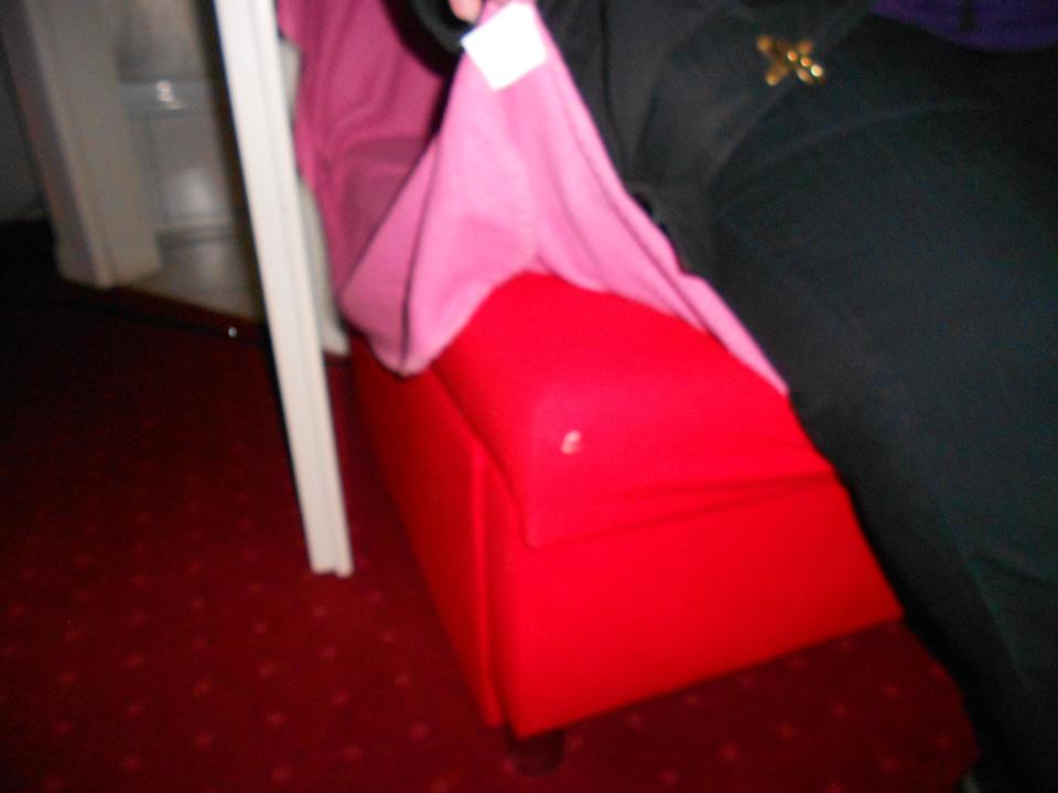 Sperrmüll auf dem Zimmer Hotel Zimmer des Westens