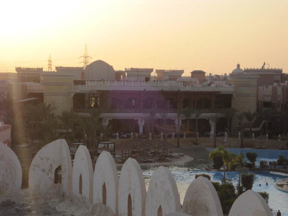 Aussicht vom Dach  Pickalbatros Palace Resort