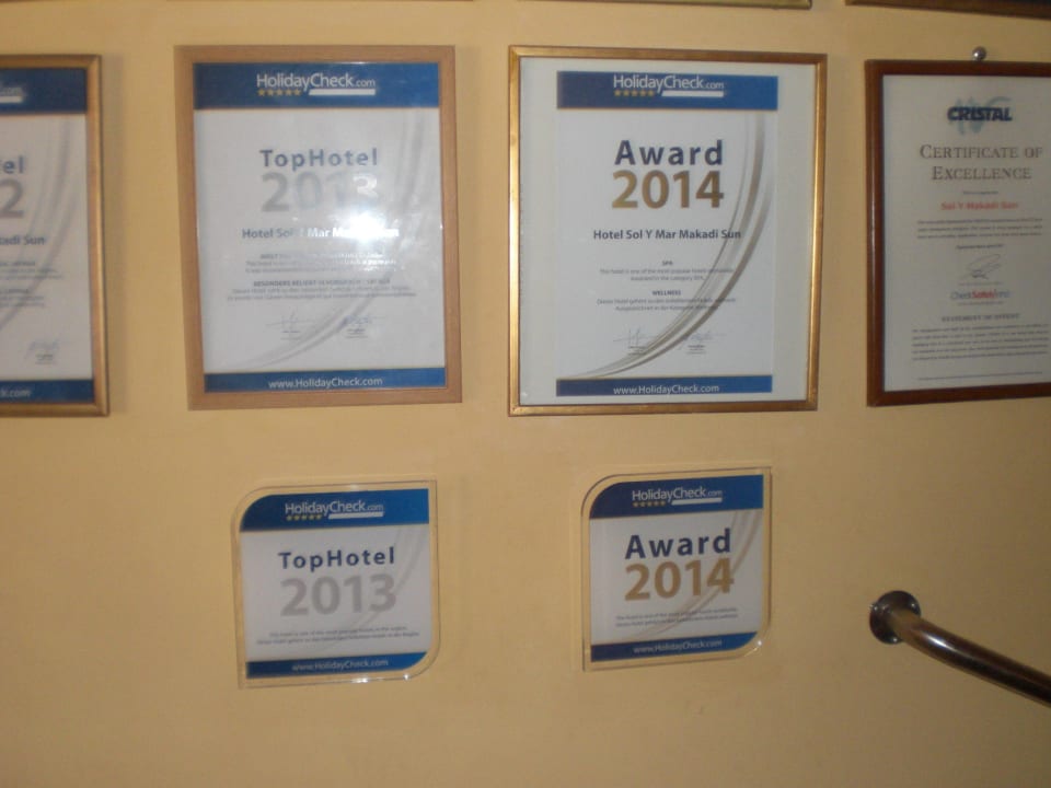 Award 2014 Jaz Makadi Gardens - TUI BLUE Makadi Gardens - Adults Friendly 16 Years Plus