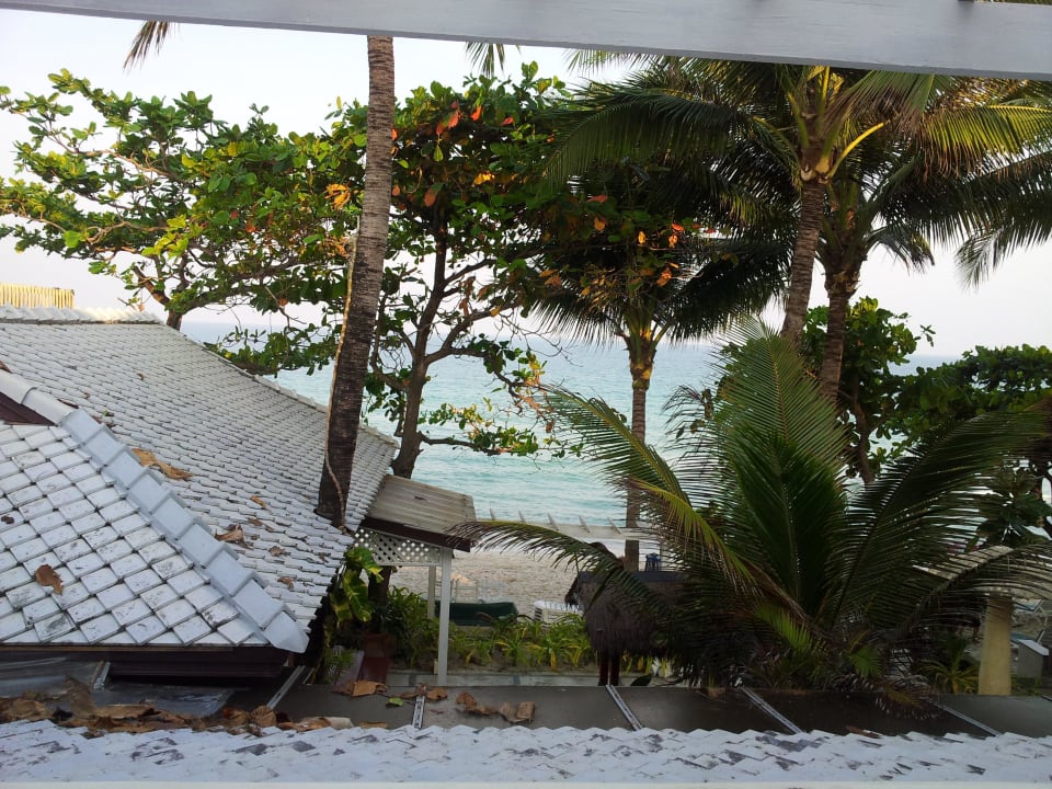 Blick vom Zimmer Hotel Sans Souci Samui