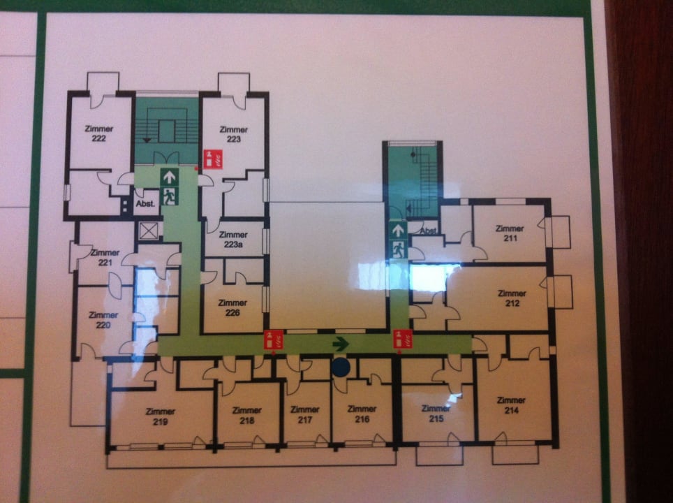 Zimmerplan der 2. Etage (1.Etage ist identisch) Mein Strandhaus