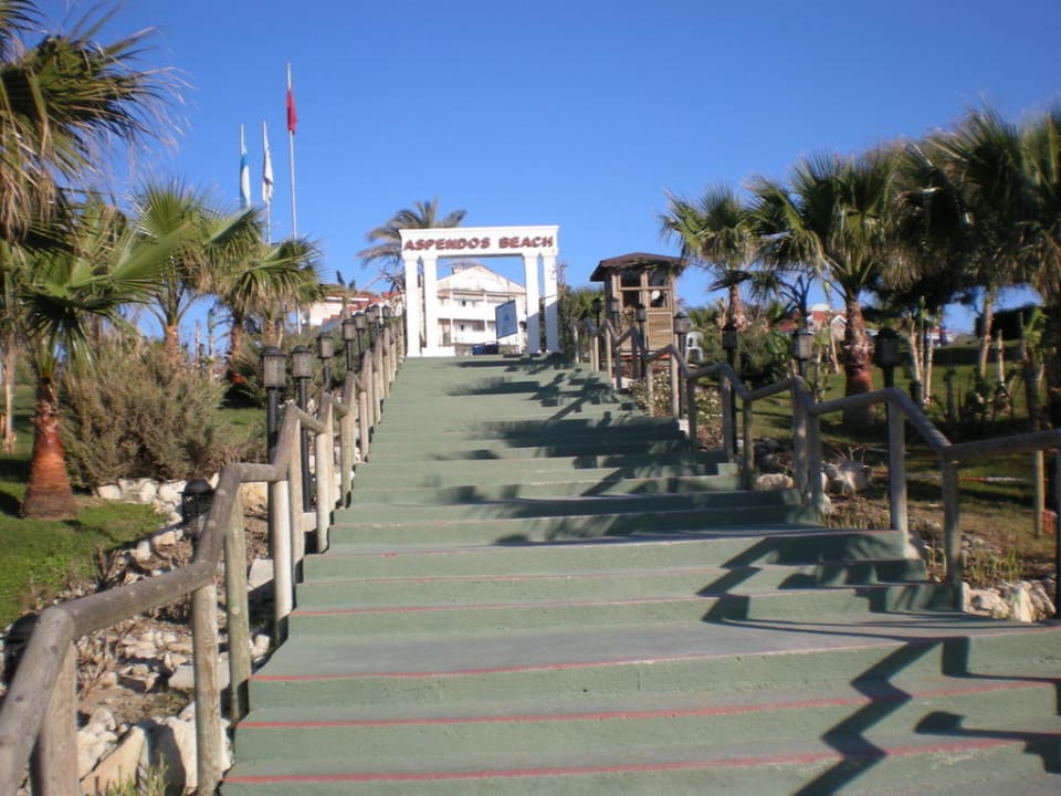 Vue sur l'hôtel Trendy Aspendos Beach Hotel
