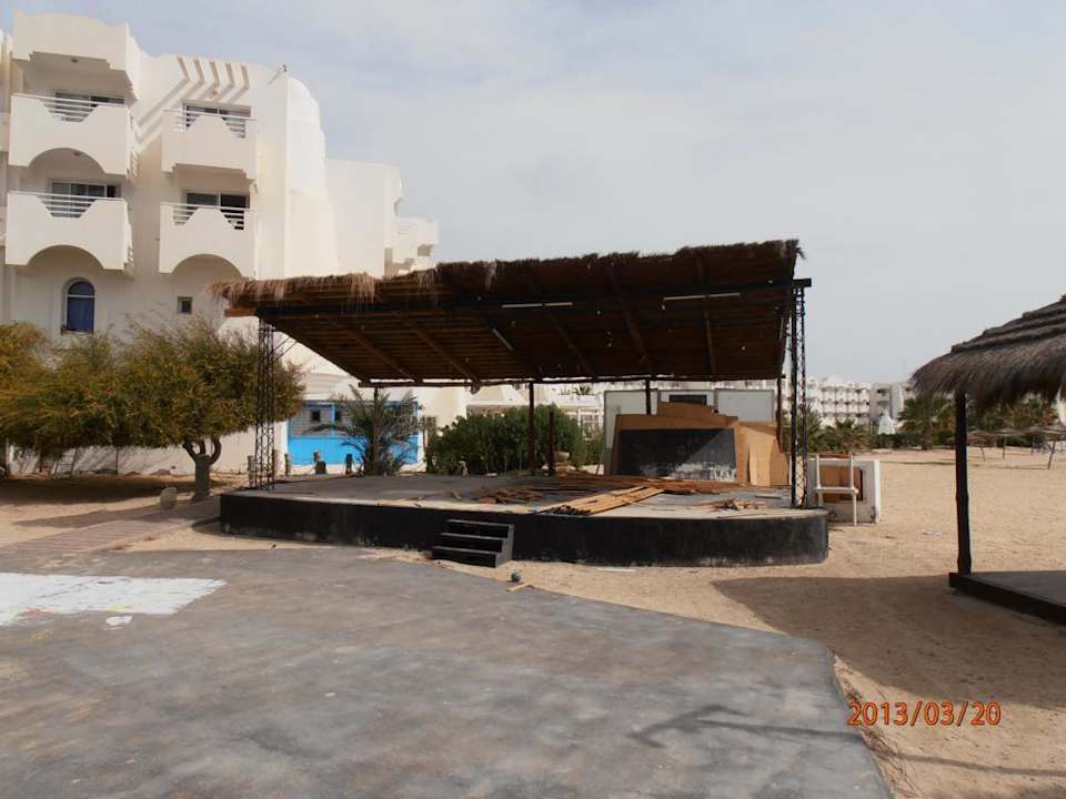 Bühne zur Abendunterhaltung Hotel Bravo Djerba