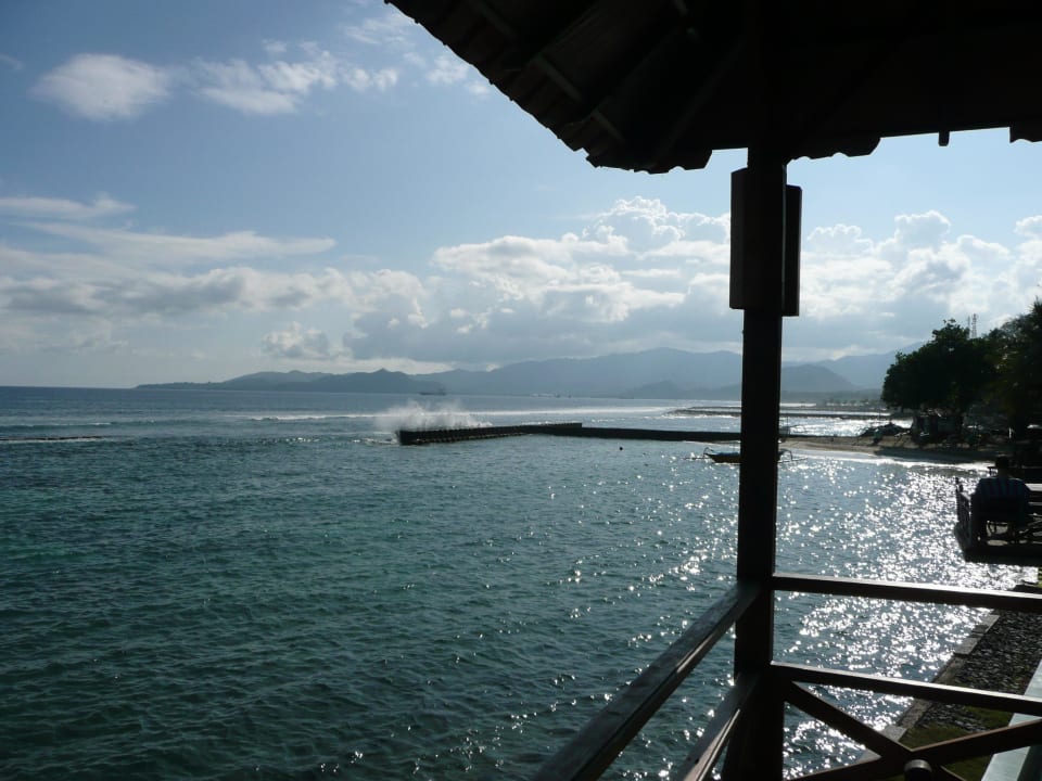 Ausblick vom Restaurantbereich The Natia Hotel