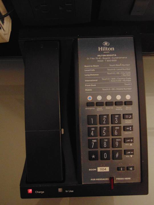 Zimmer Hotel Hilton Bogota