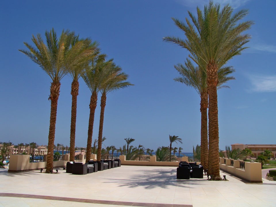 Lobbyausgang zur Anlage Cleopatra Luxury Resort Makadi Bay