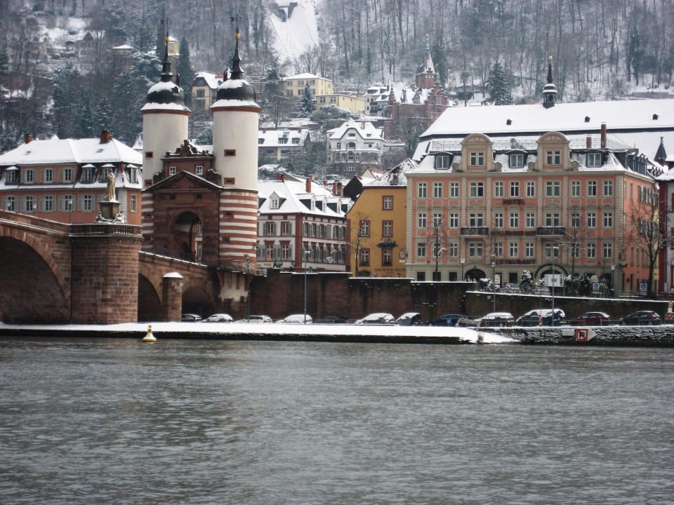 Hotel Holländer Hof Heidelberg mit Schnee Hotel Holländer Hof