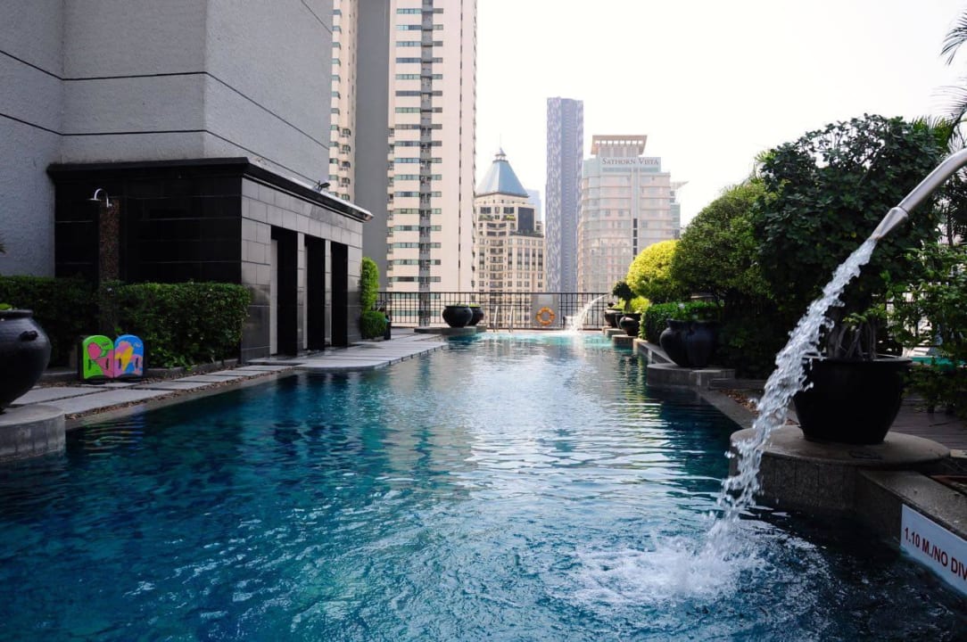 Pool im 21. Stock Hotel Banyan Tree Bangkok